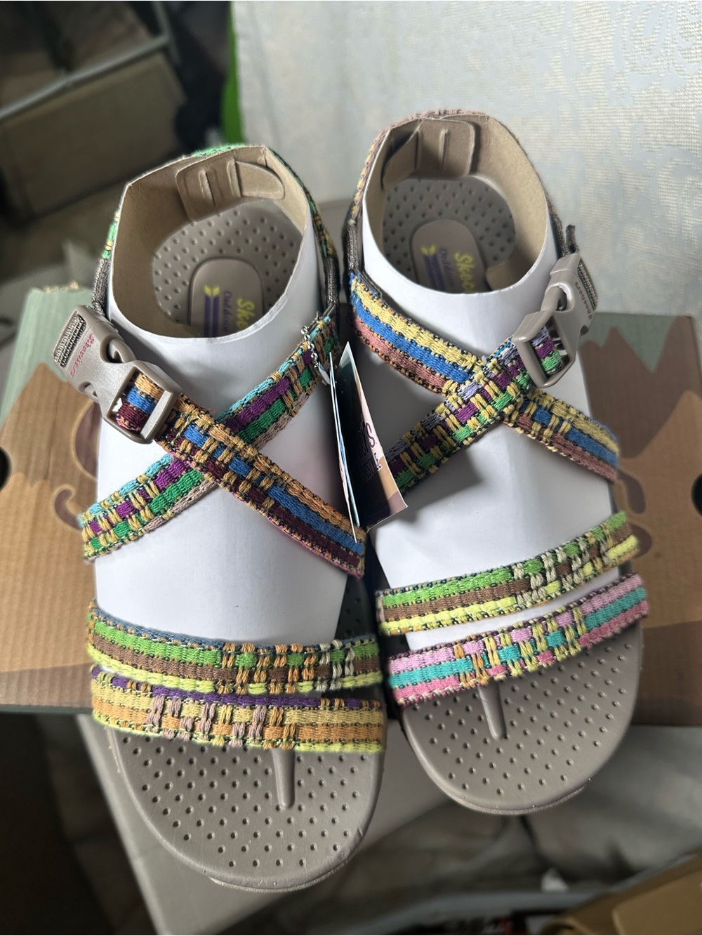 Skechers Outdoor Lifestyle Reggae Mad Swag Sandals | Women's Size 6.5